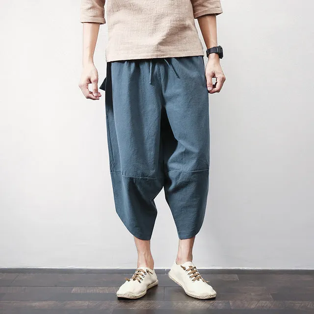 Eiburi Traditional Linen Lounge Pants