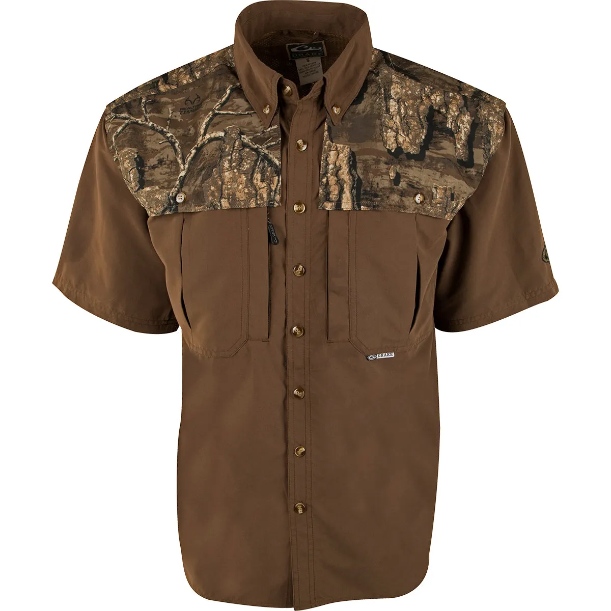 EST Camo Wingshooter's Short Sleeve Shirt - Realtree