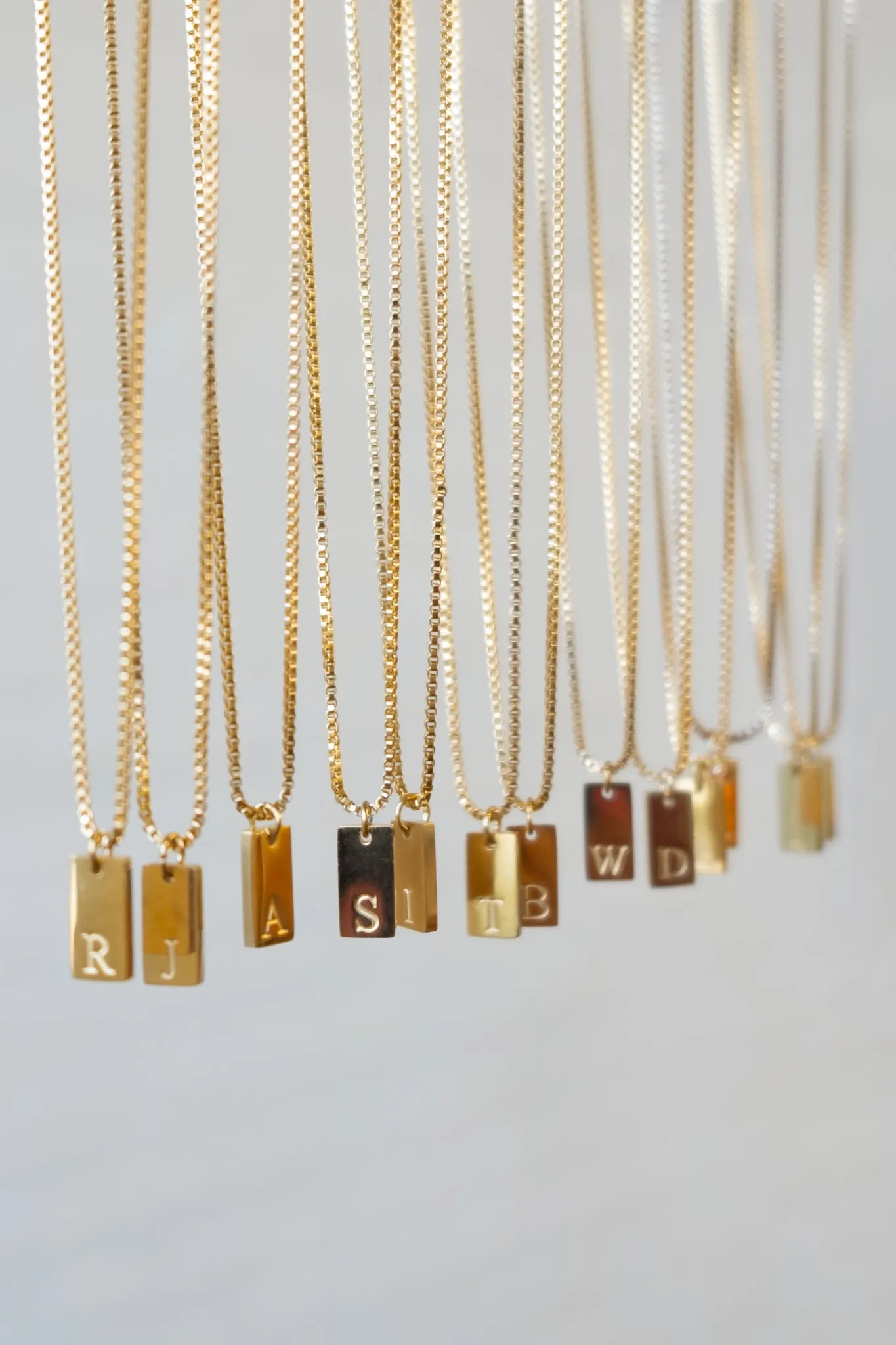 Everyday Initial Tag Necklace