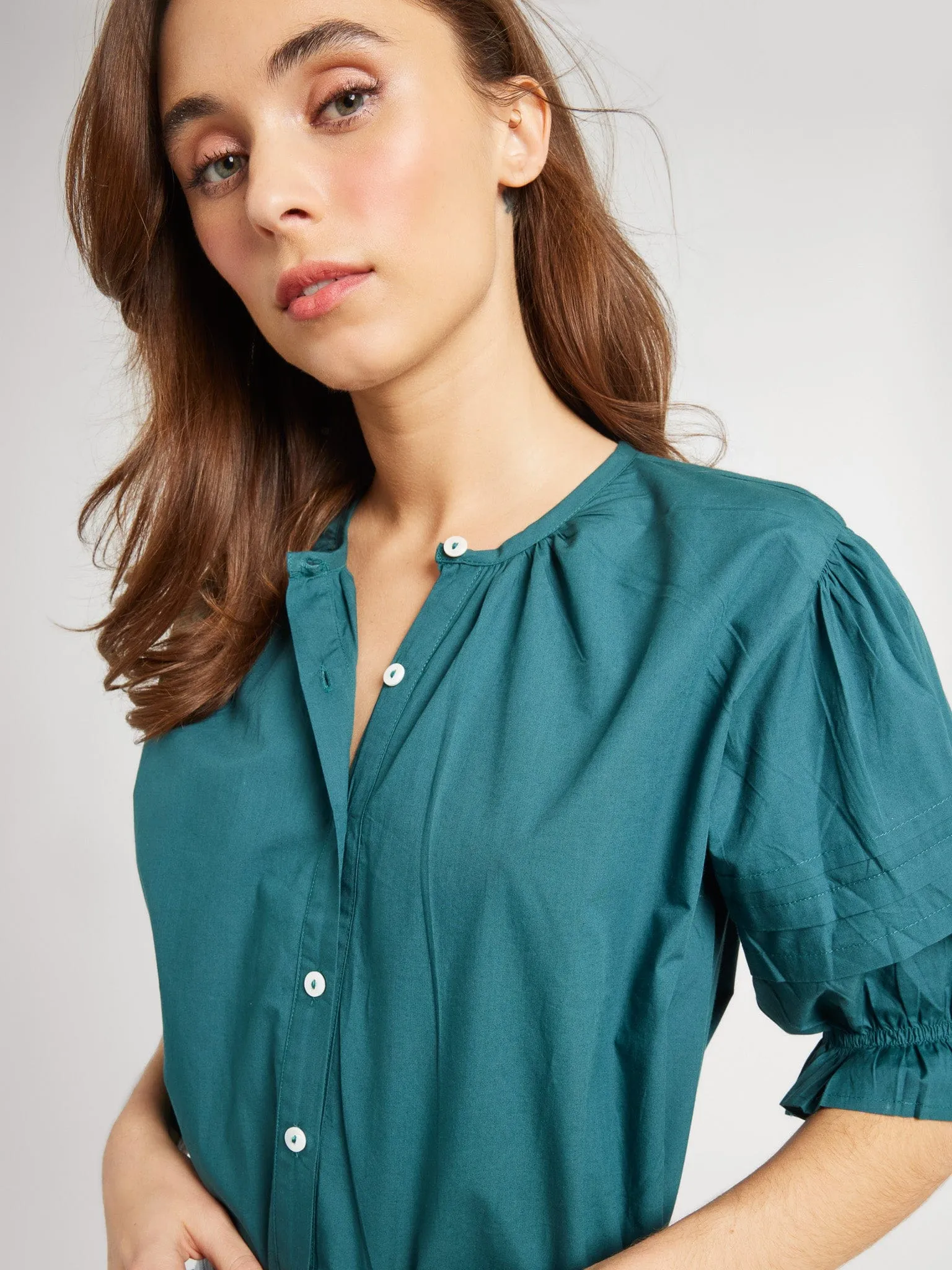 Fayette Top in Emerald