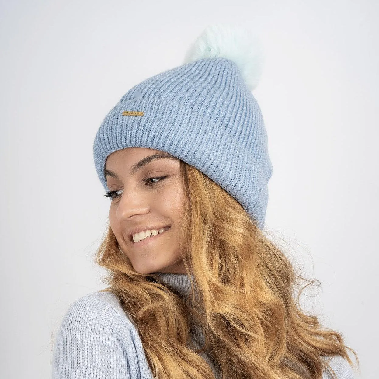 Fifi Fleece Lined Beanie - Cornflower