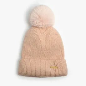 Fifi Fleece Lined Beanie - Peach Pink