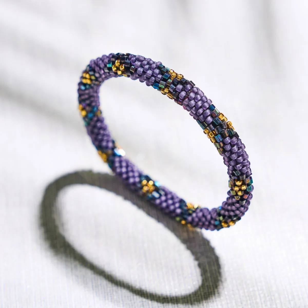 Figs at Midnight | Himalayan Glass Bead Bracelet