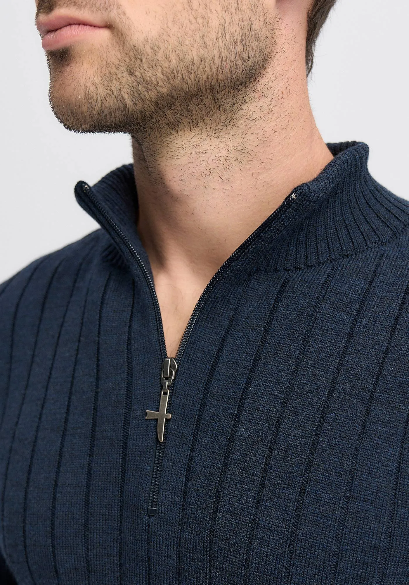 Finn Merino Zip Sweater