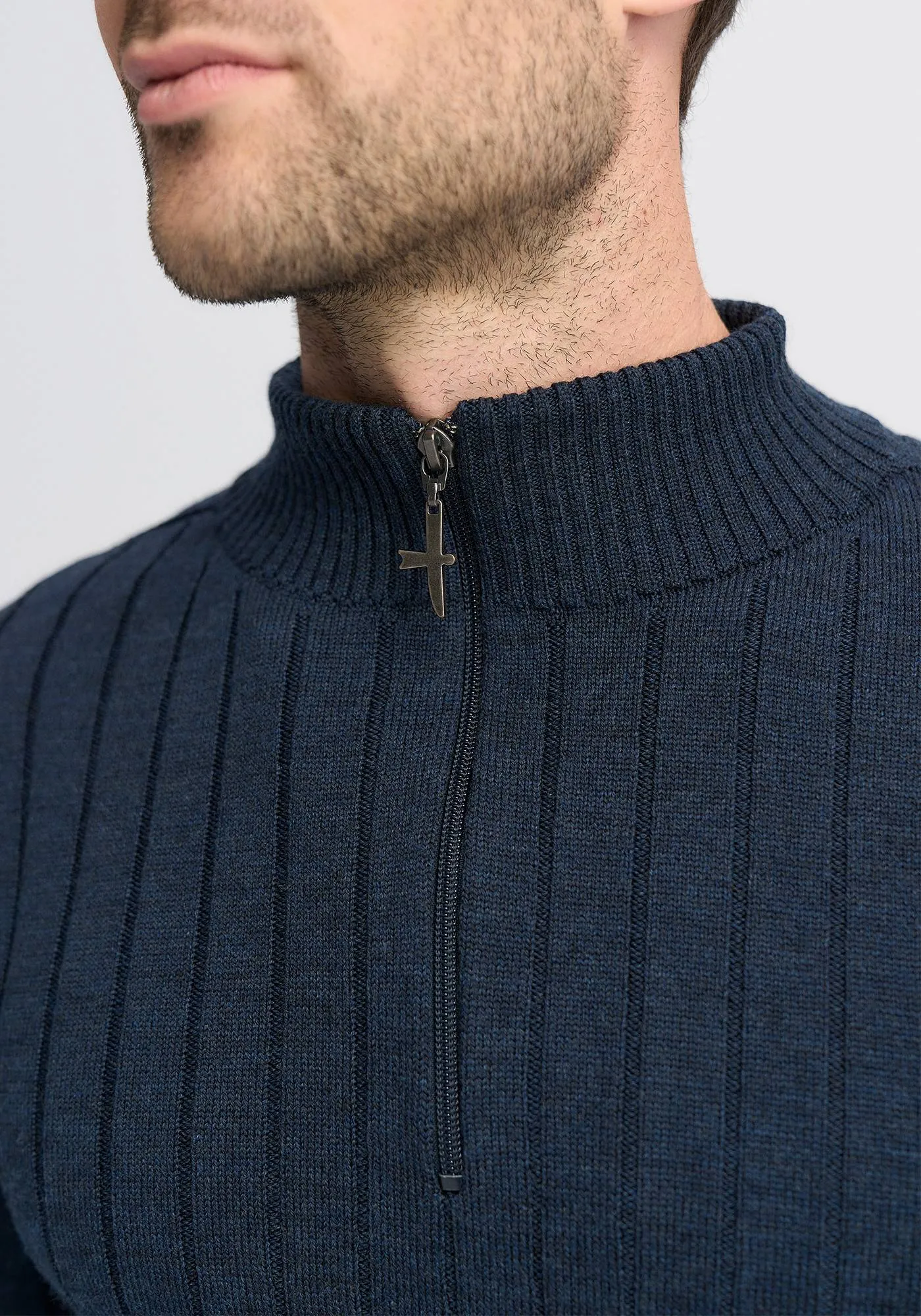 Finn Merino Zip Sweater