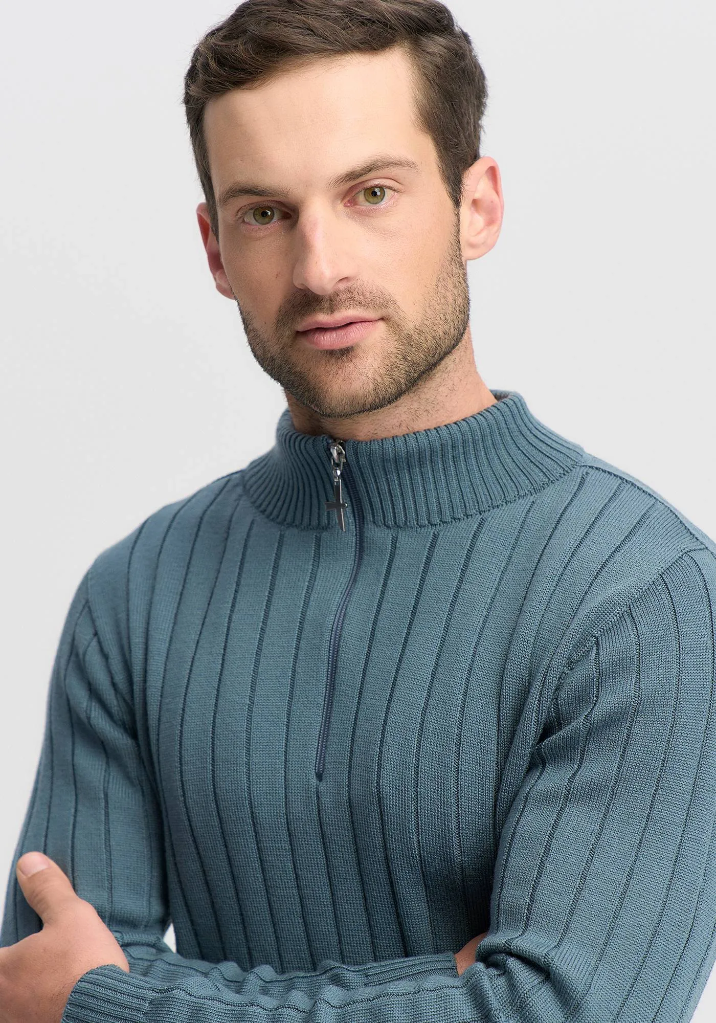 Finn Merino Zip Sweater