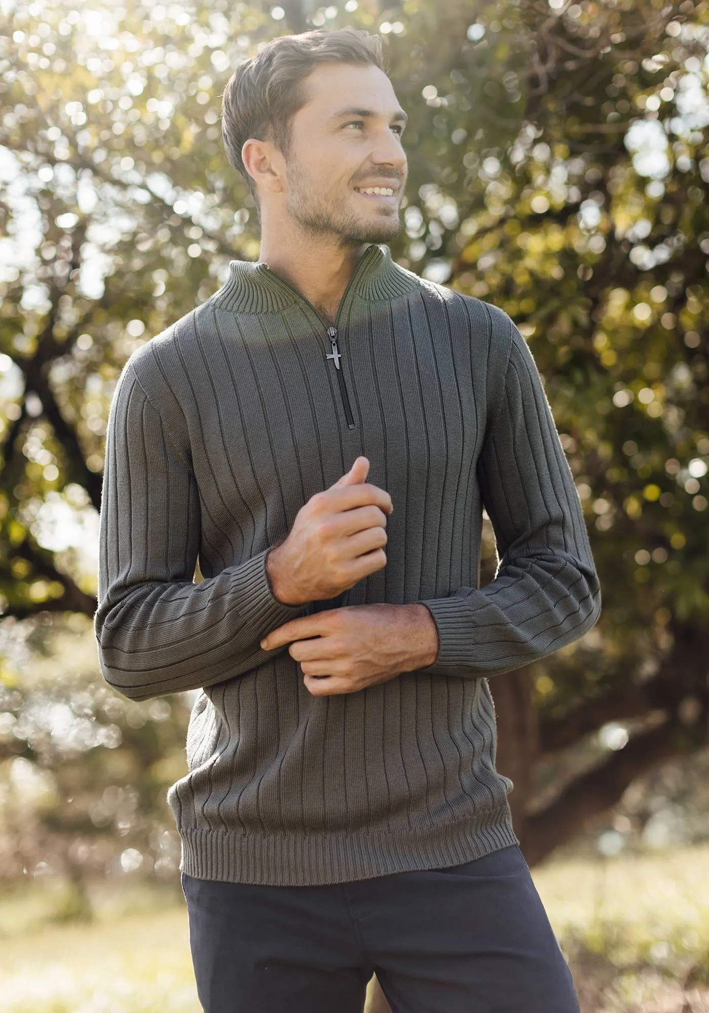 Finn Merino Zip Sweater