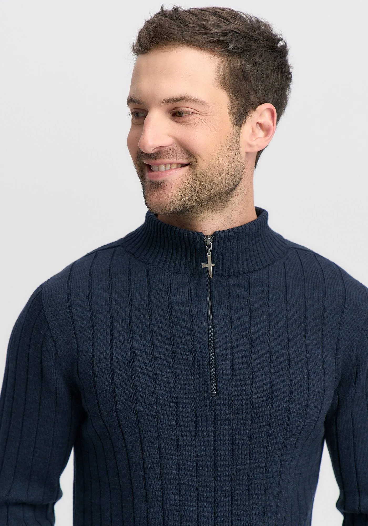 Finn Merino Zip Sweater