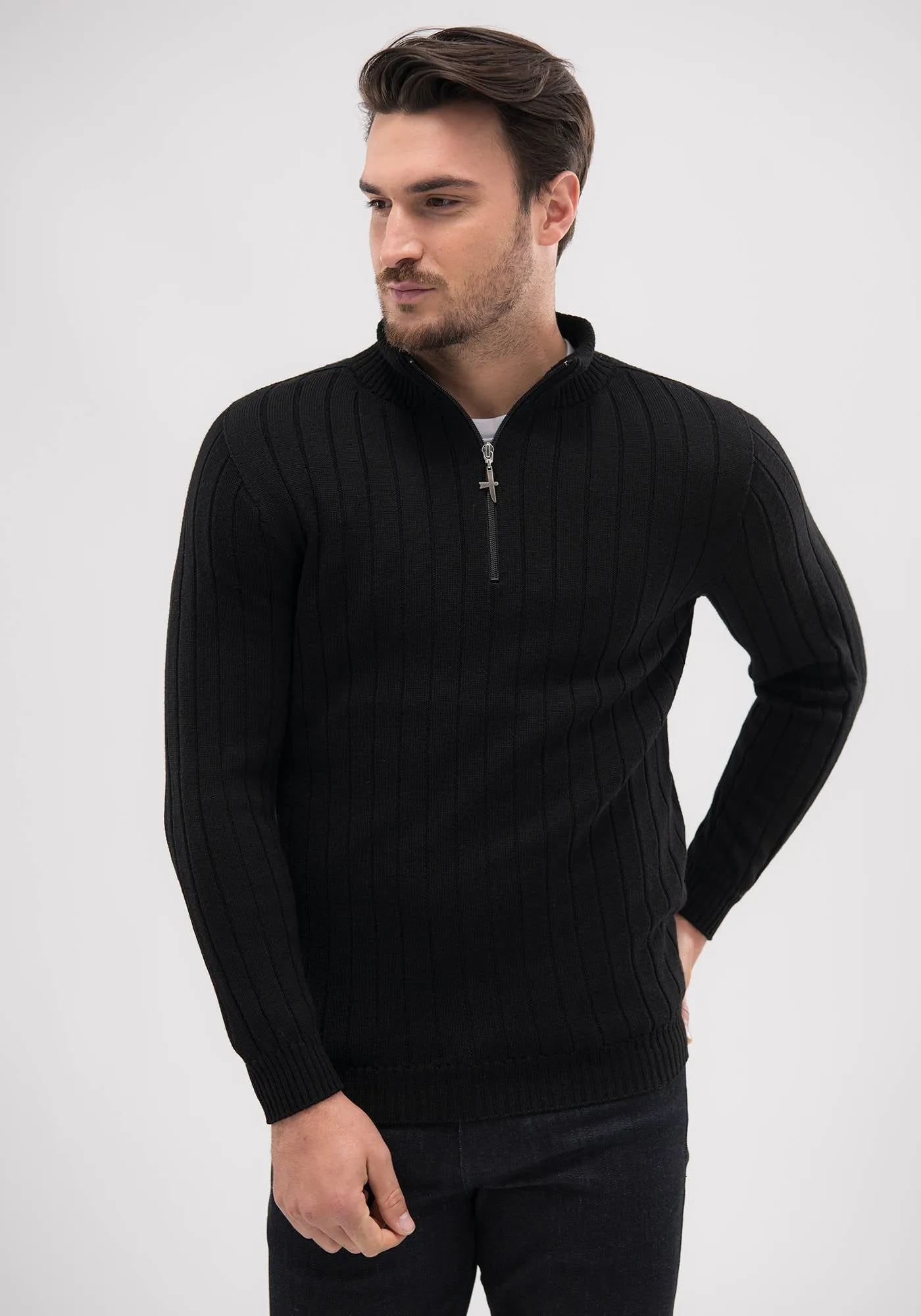 Finn Merino Zip Sweater