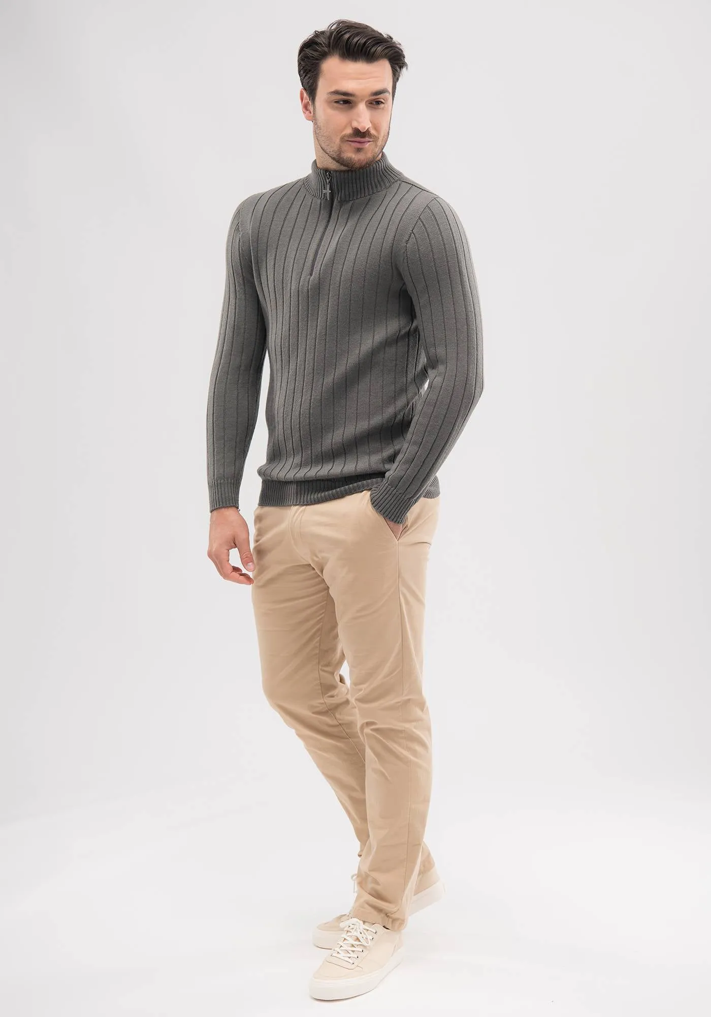 Finn Merino Zip Sweater