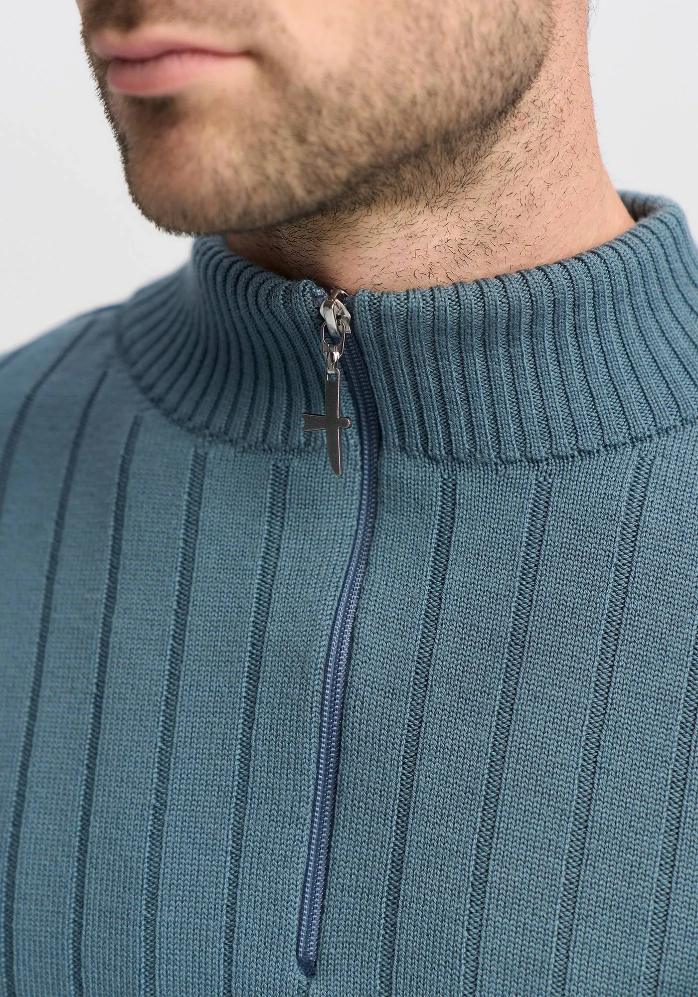 Finn Merino Zip Sweater