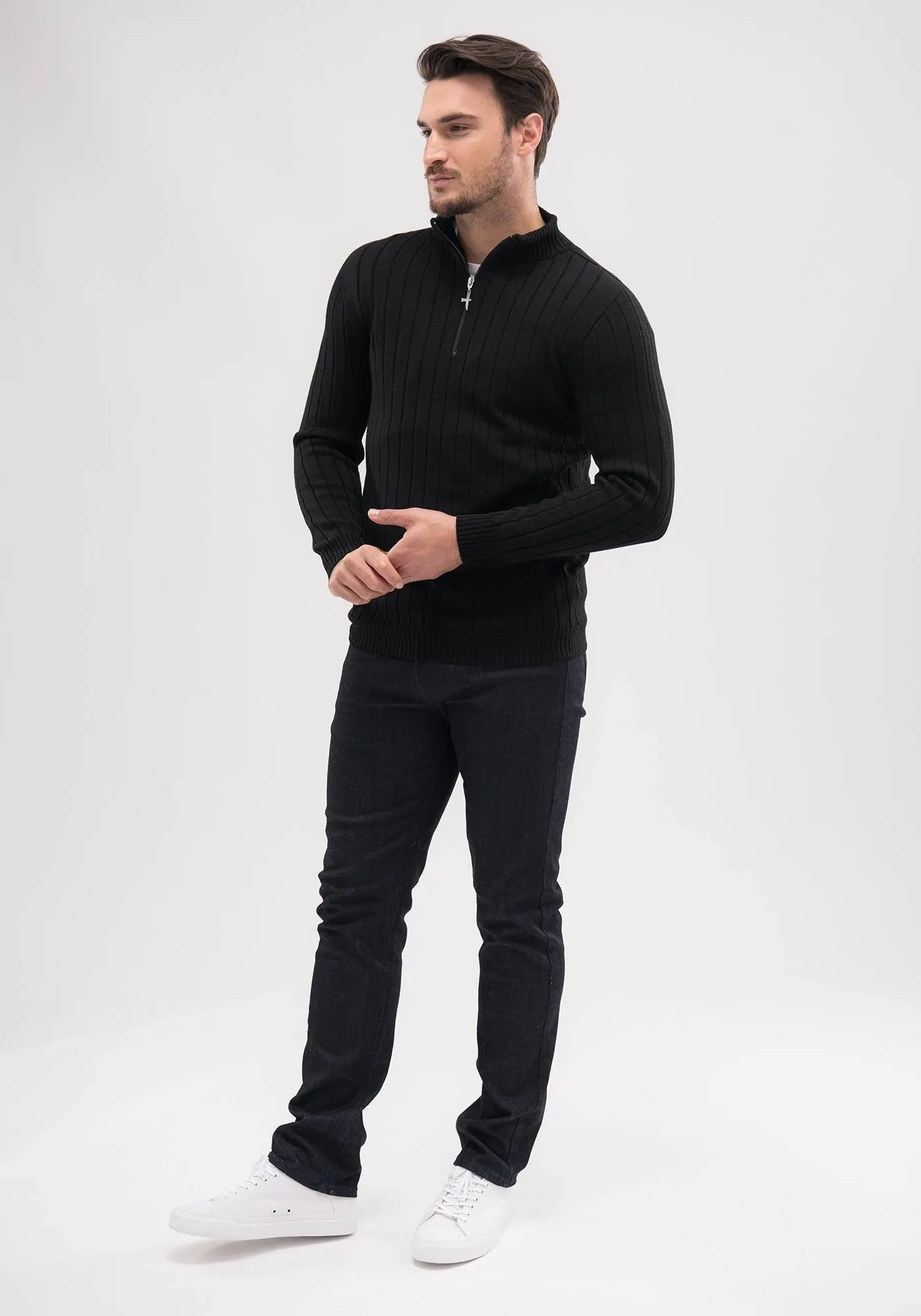 Finn Merino Zip Sweater