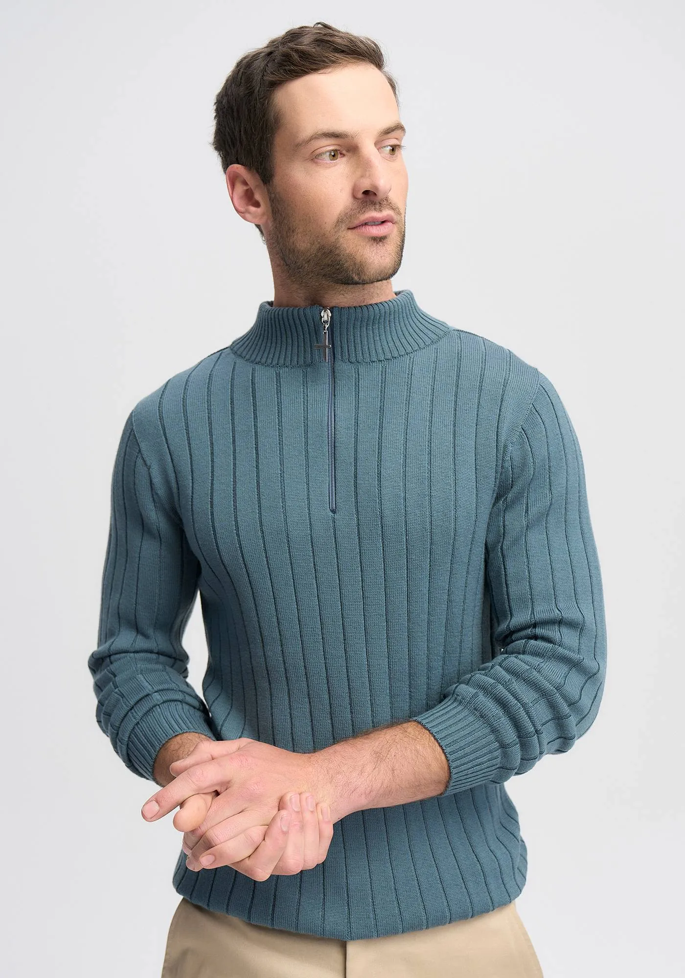 Finn Merino Zip Sweater