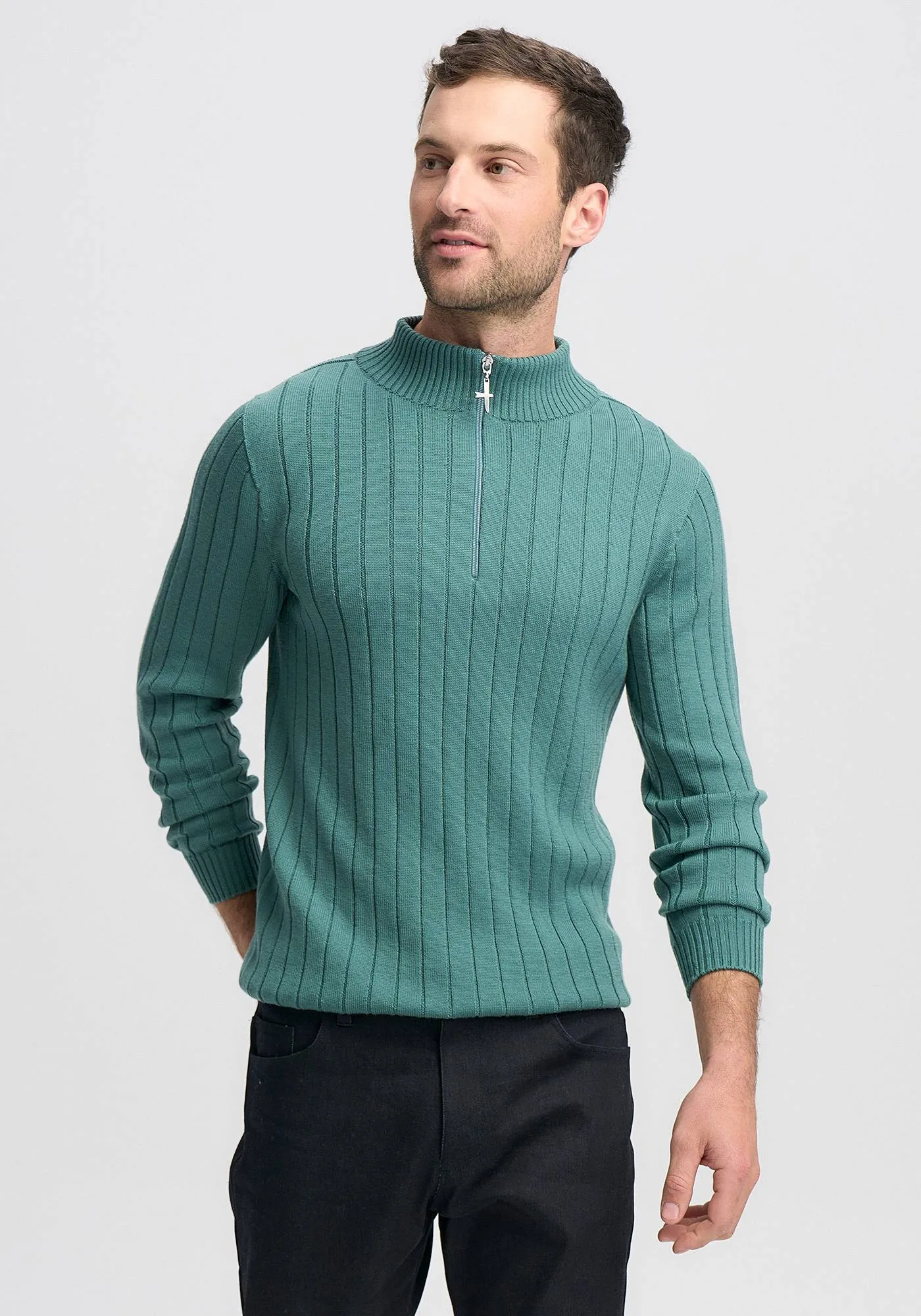 Finn Merino Zip Sweater