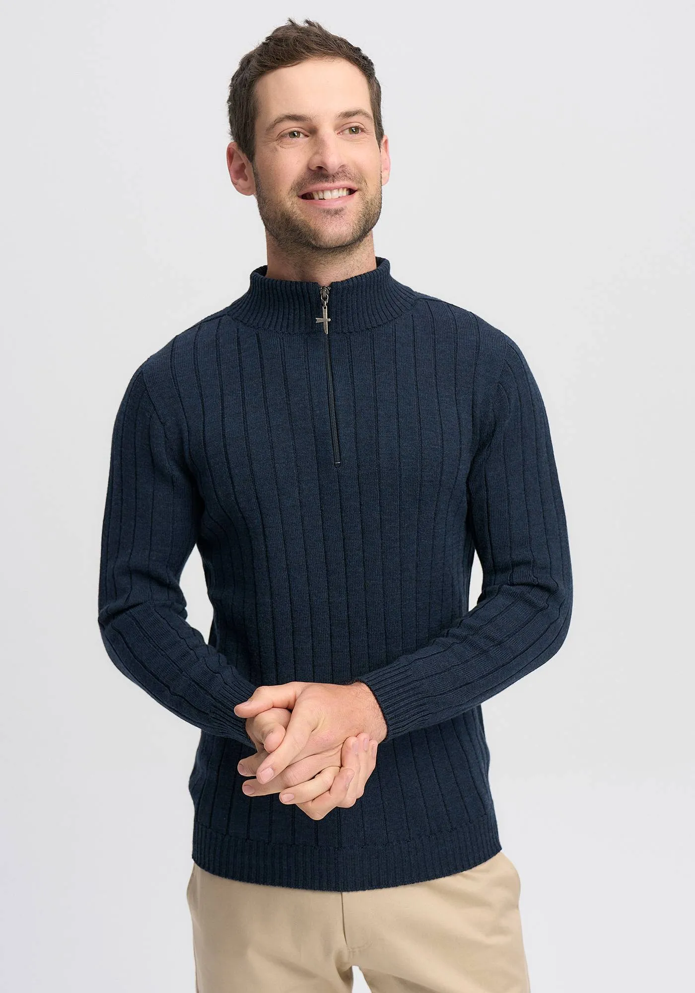 Finn Merino Zip Sweater