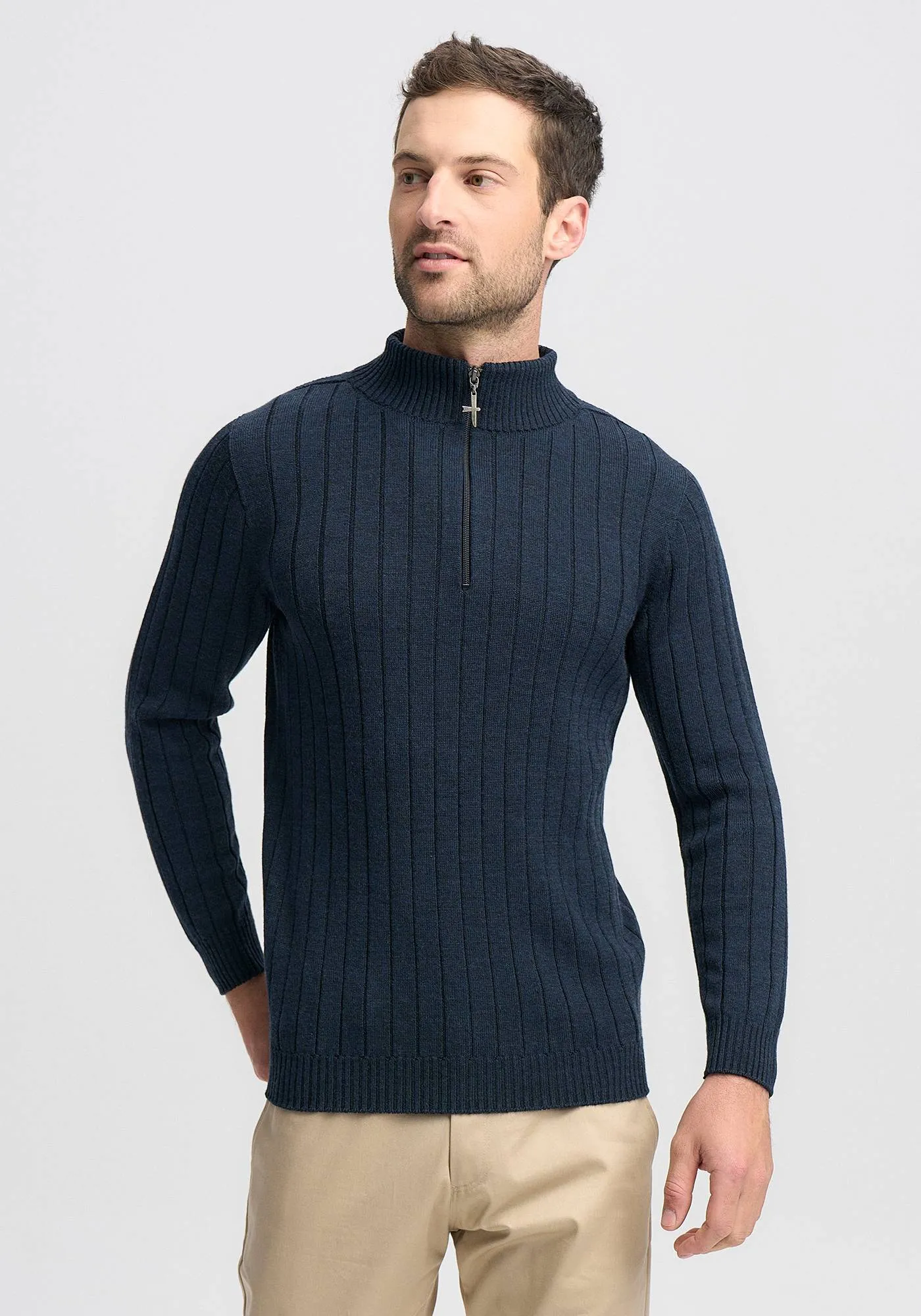 Finn Merino Zip Sweater