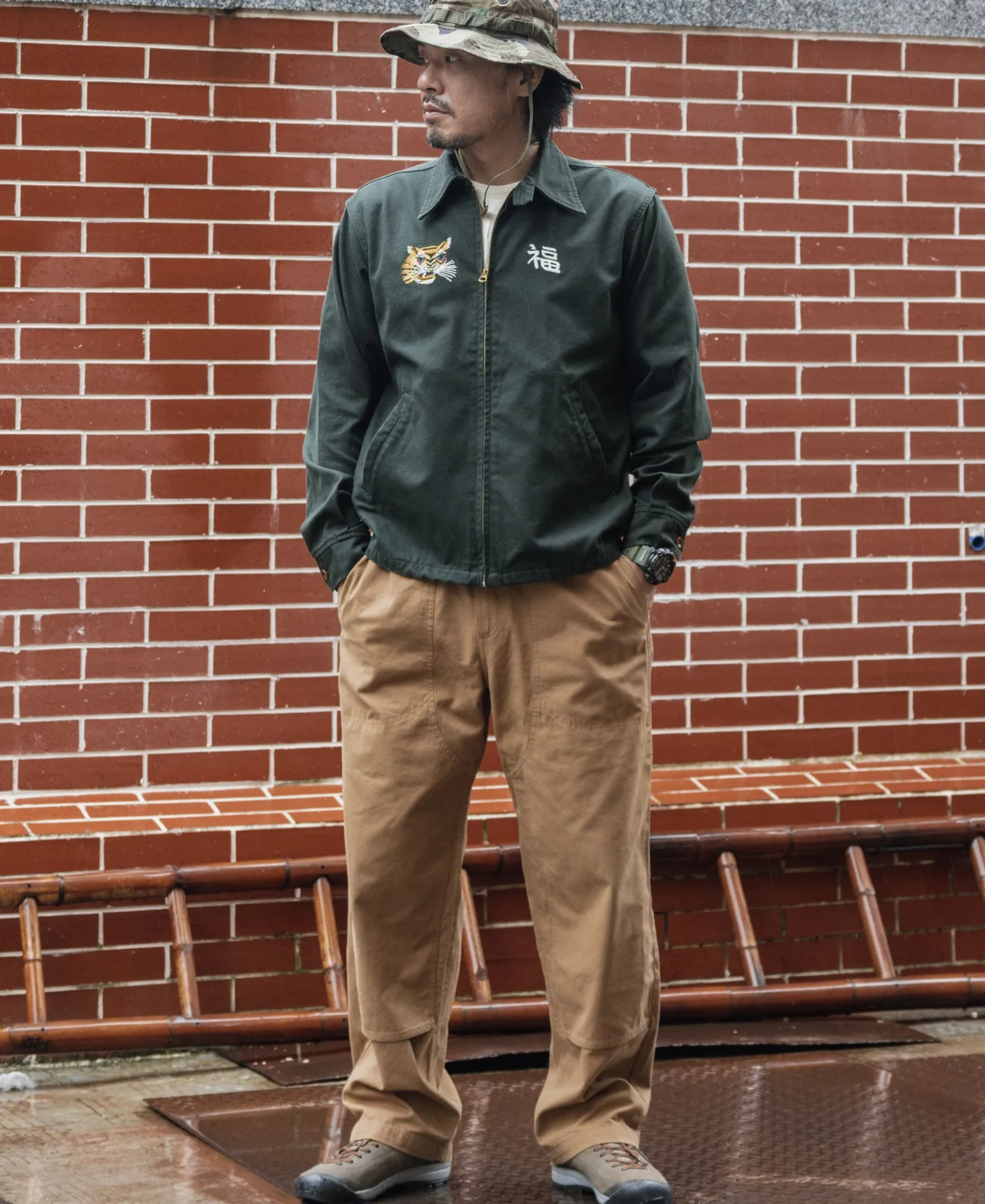 Fox Embroidery Vietnam Souvenir Jacket