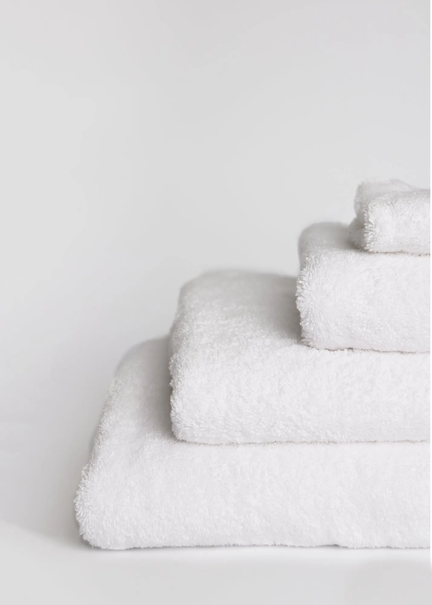 Luxurious White Cotton Bath Towel - Foxford Premium Quality