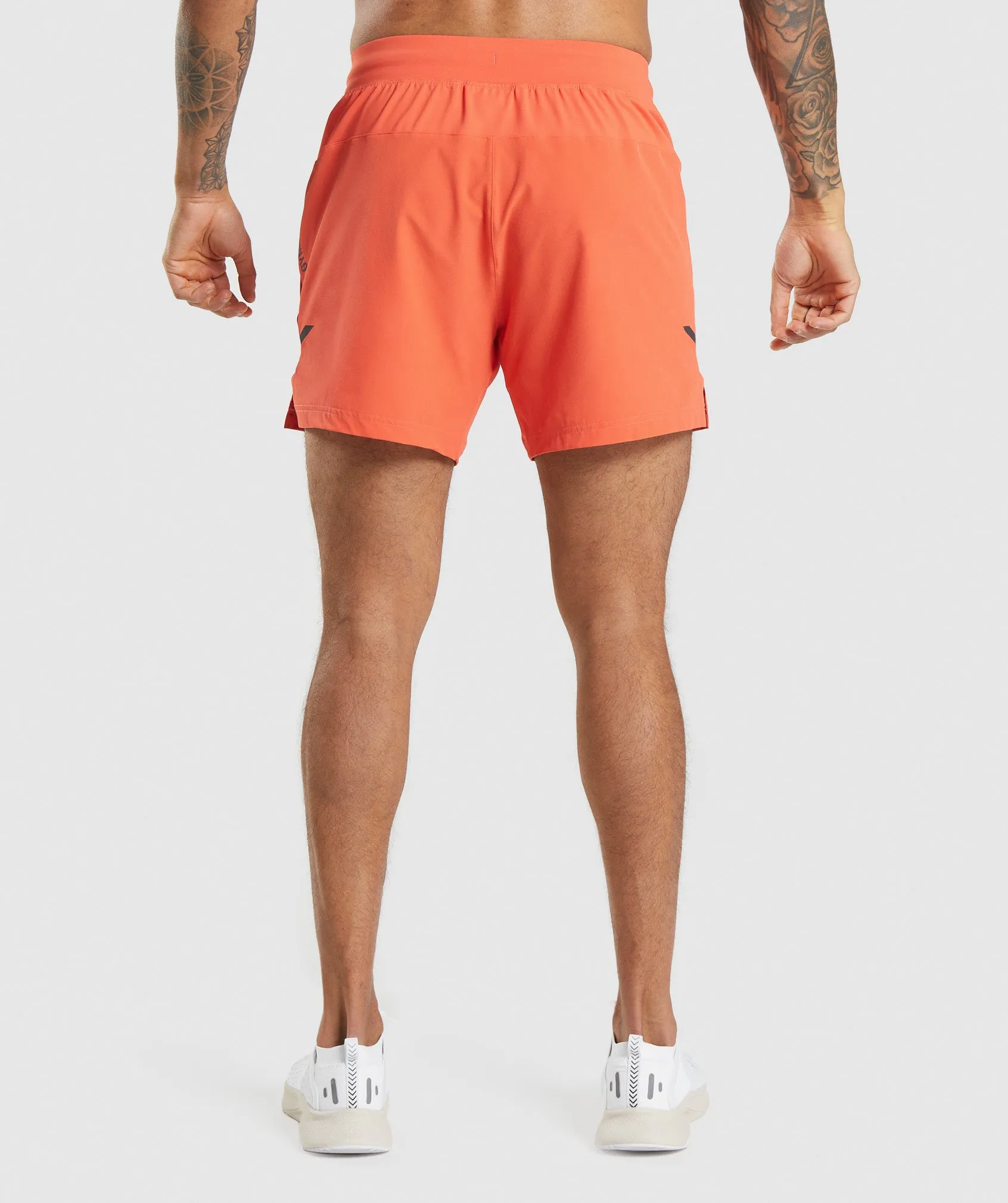 Gymshark Apex 5" Perform Shorts - Papaya Orange