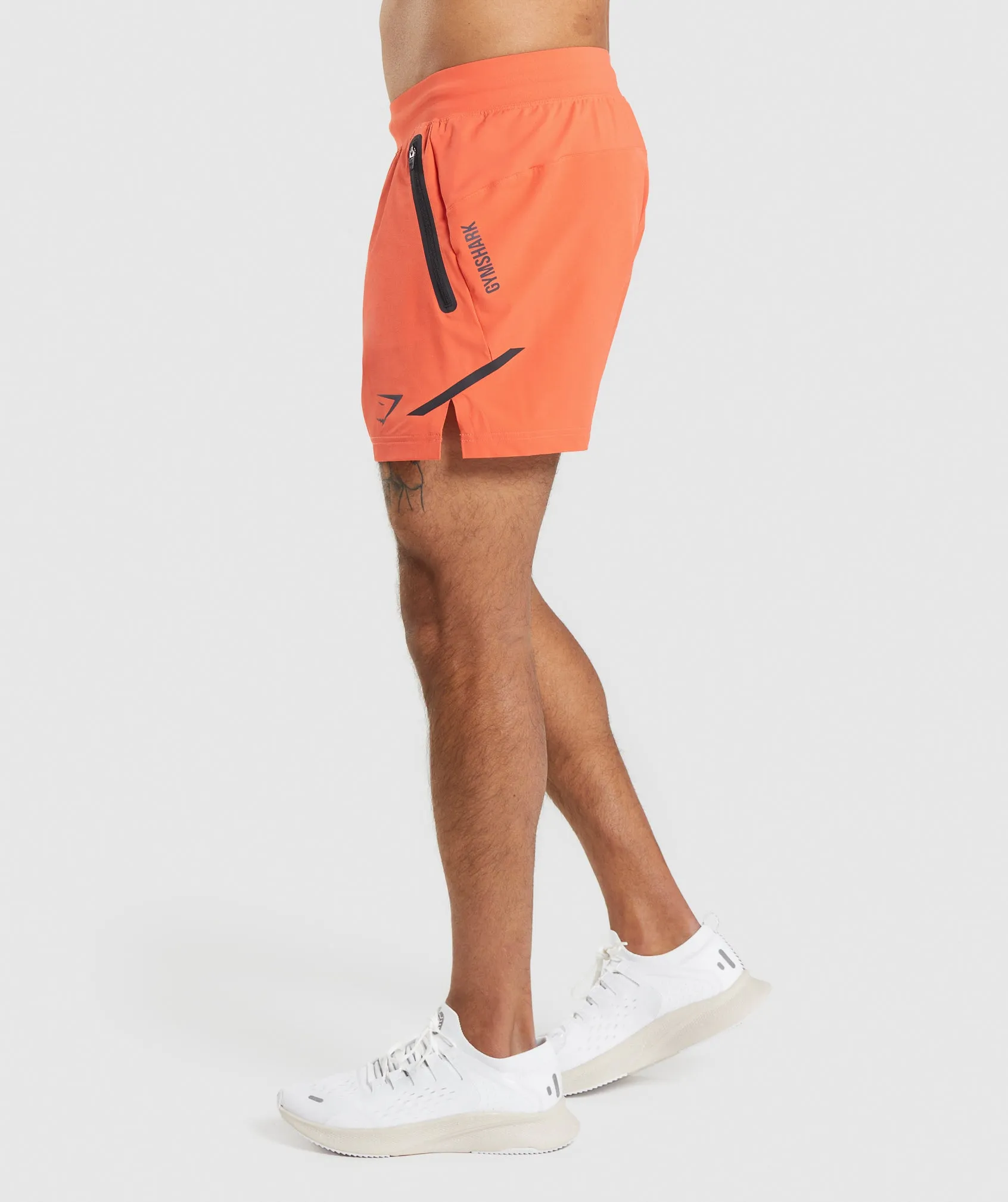 Gymshark Apex 5" Perform Shorts - Papaya Orange