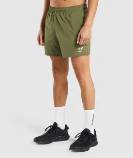 Gymshark Arrival 5" Shorts - Dark Green