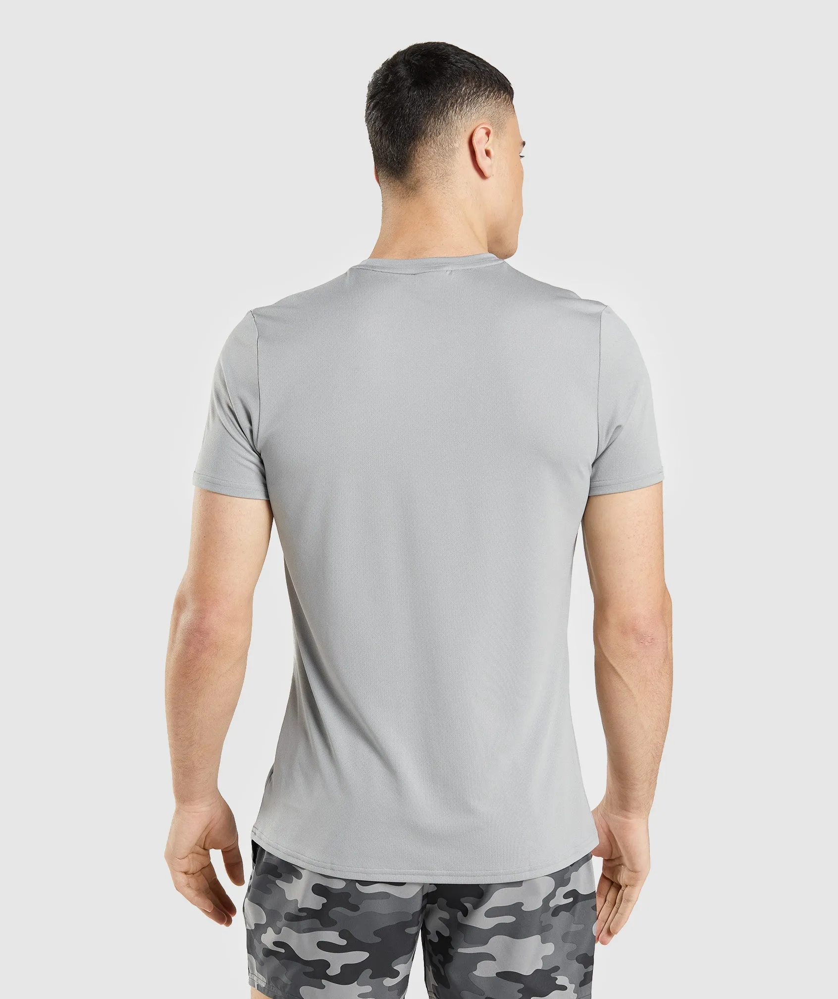 Gymshark Arrival Graphic T-Shirt - Smokey Grey