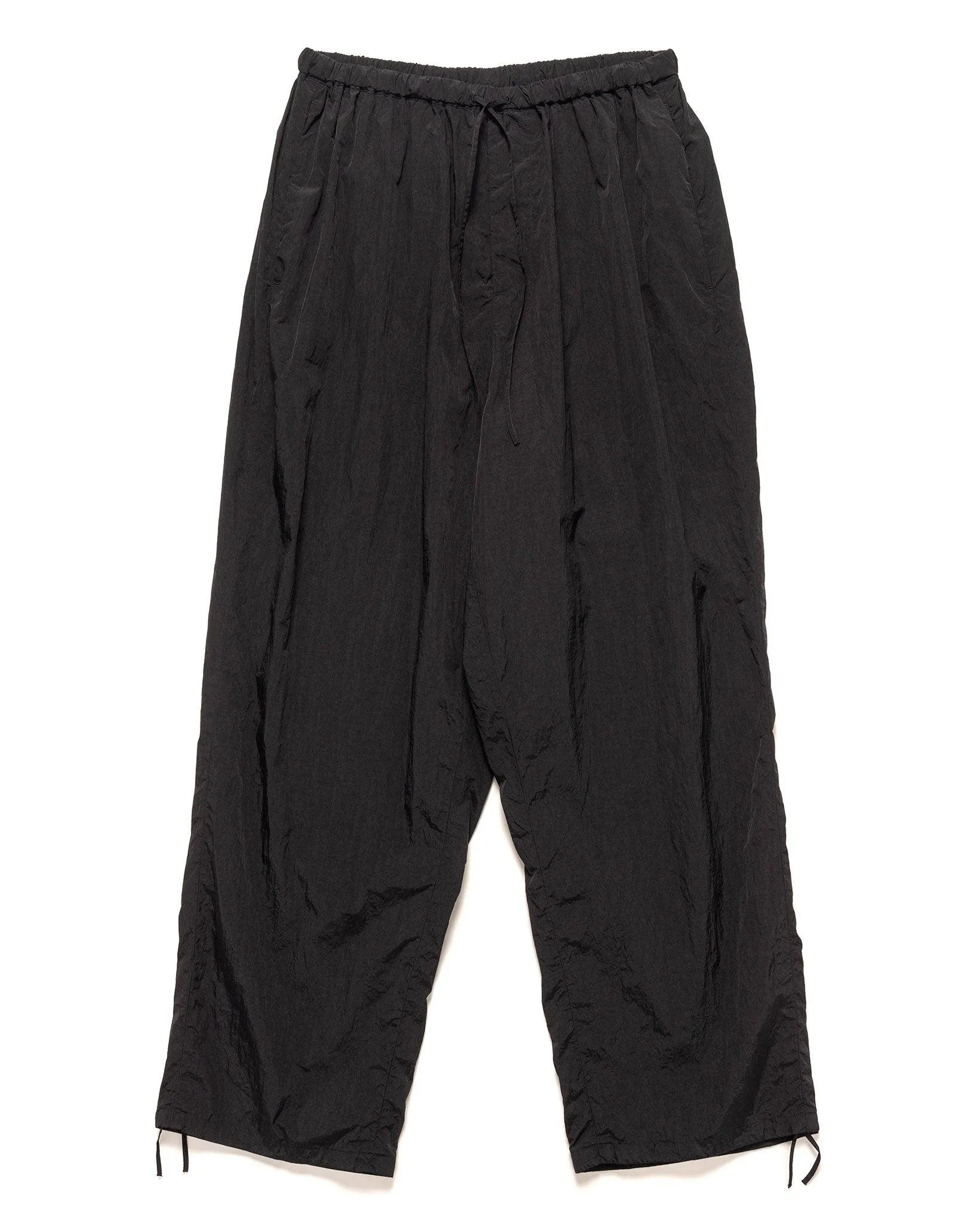 Hand Dyed Nylon Over Pants Black