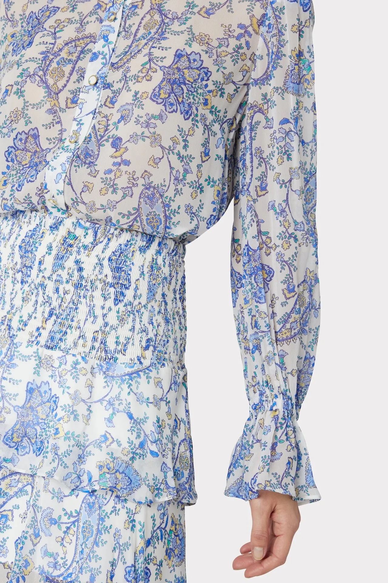 Lacey Sketched Paisley Blouse