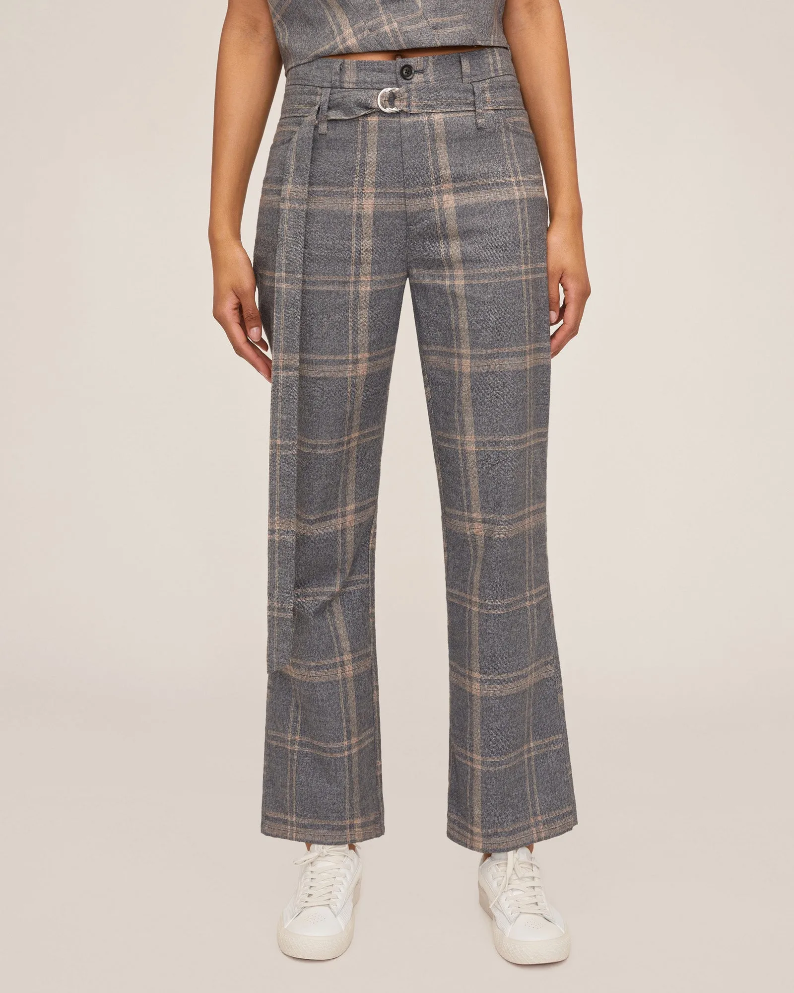 Lennon Lightweight Flannel Flare Pant