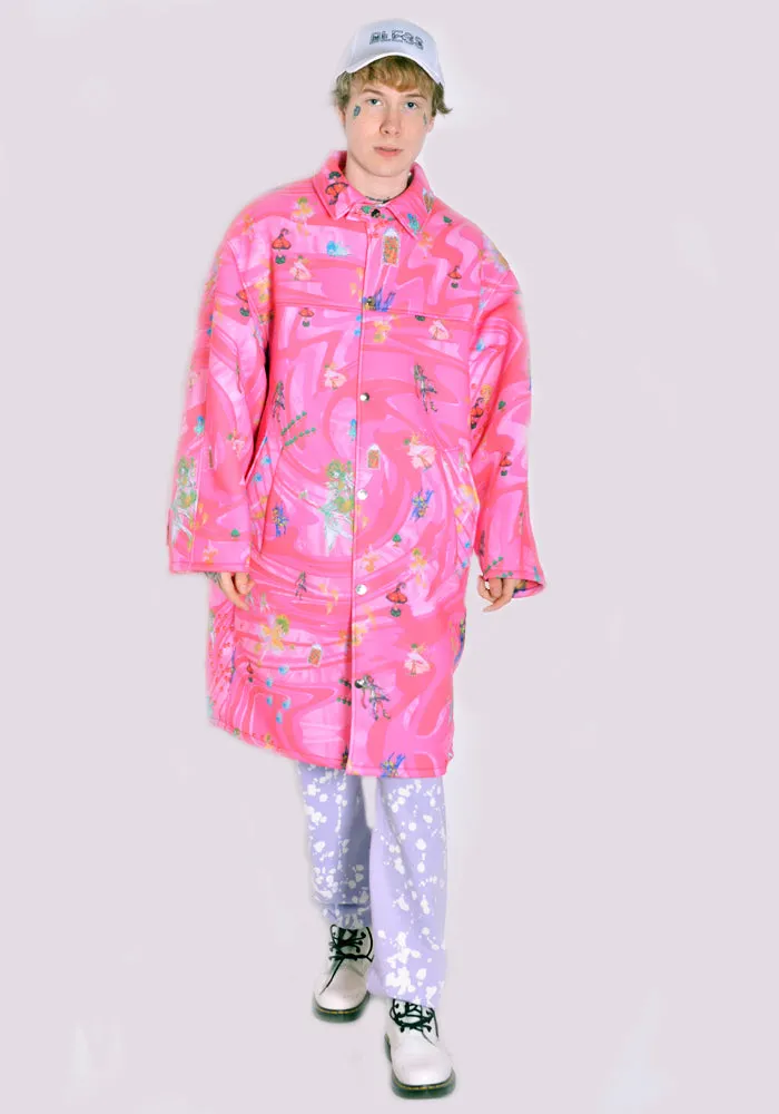 LIBERAL YOUTH MINISTRY LYM01C101 SCUBA SWEAT COAT PINK FAIRY