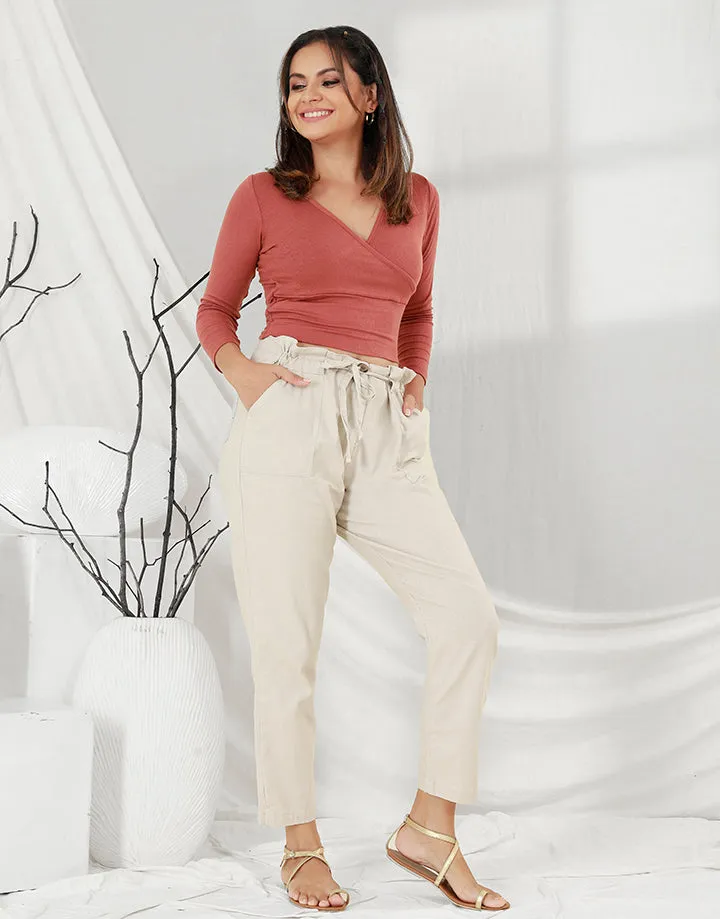 Linen Pant with Front Pockets