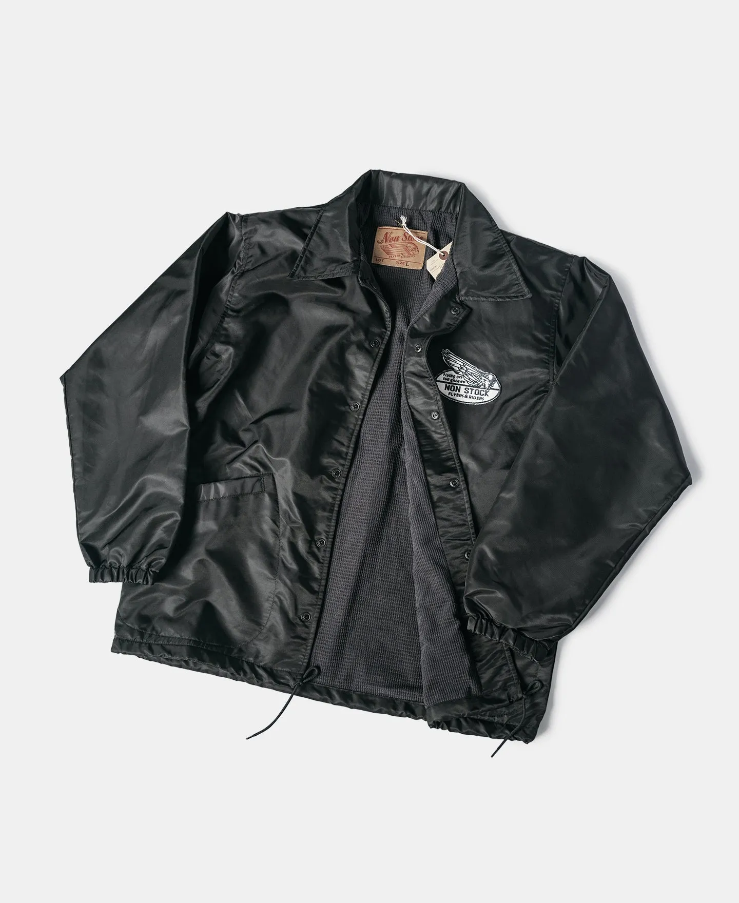 Logo-Appliqued Nylon Coach Jacket - Black