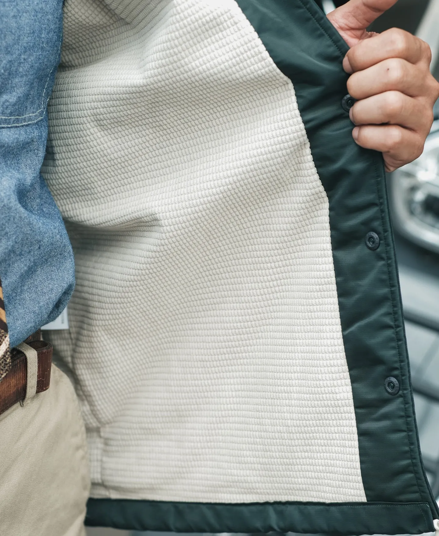 Logo-Appliqued Nylon Coach Jacket - Green