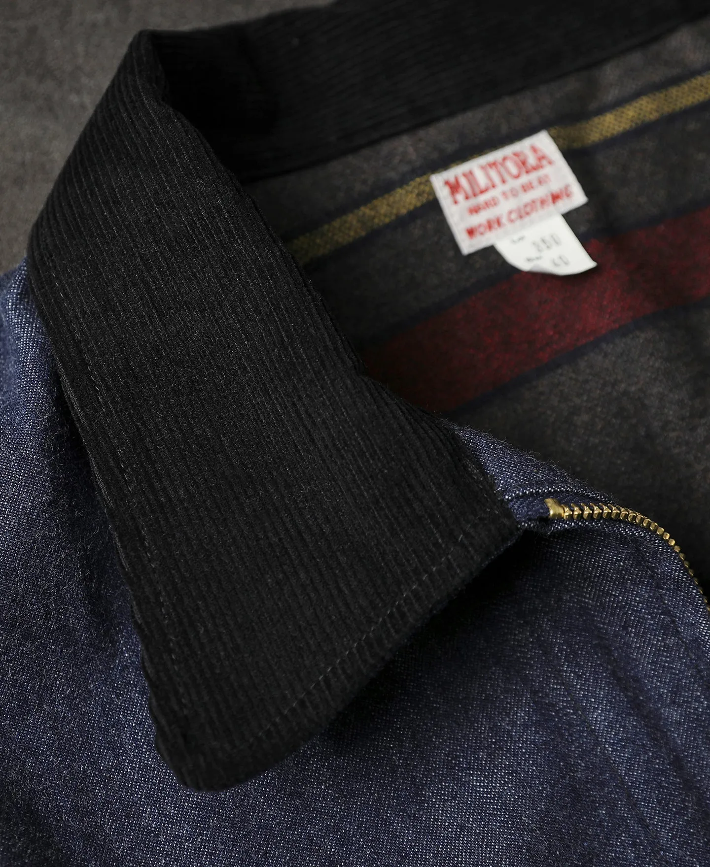 Lot 350 Selvedge Denim Blanket Lined Jacket