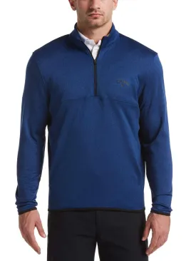 Mens 1/4 Zip Waffle Pullover