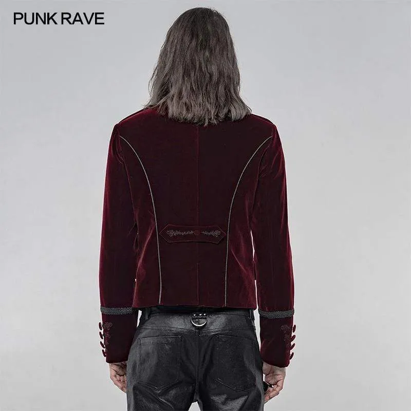 Men's Gothic Embroidered Single-breasted Jackets