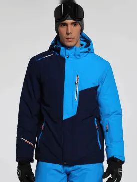 Men's Micro Fleece Linning Ski Jacket with Detachable Hood - SF0857