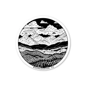 Mountain Range Sticker