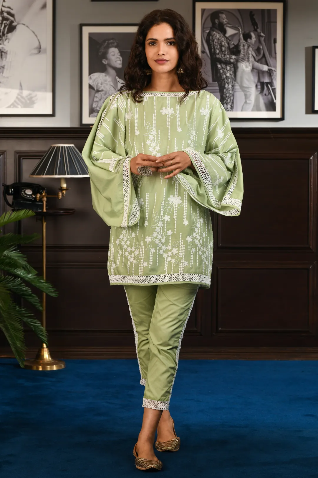 MULMUL COTTON JOYCE KURTA WITH JOYCE pyajama