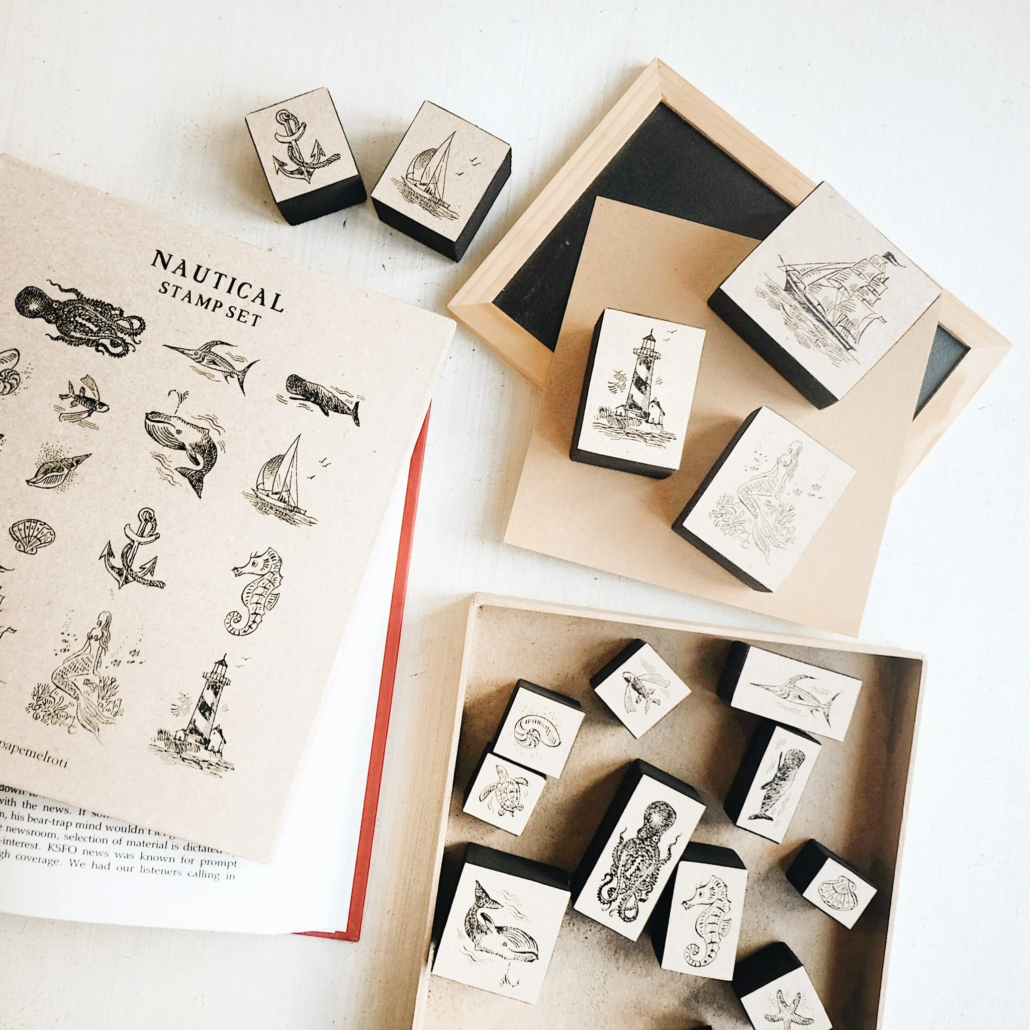 Nautical Rubber Stamp Set