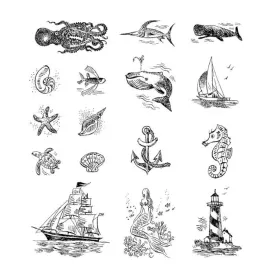 Nautical Rubber Stamp Set