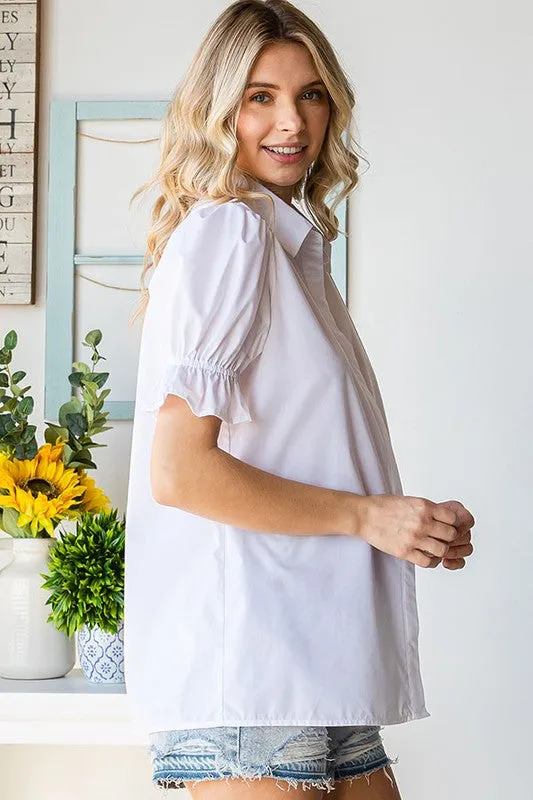 New Beginnings Top - White