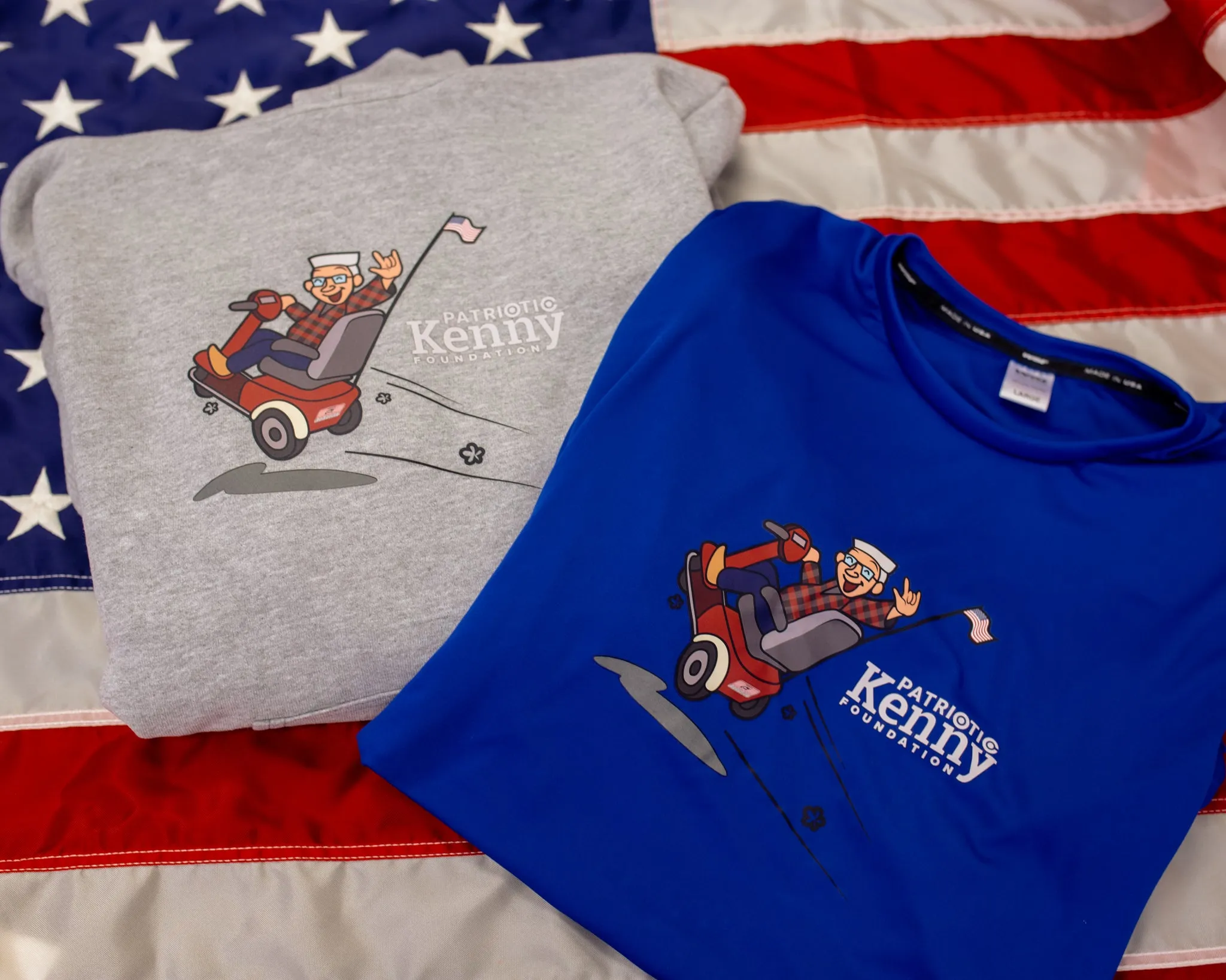 Patriotic Kenny Heavy Weight Fleece Hoodie