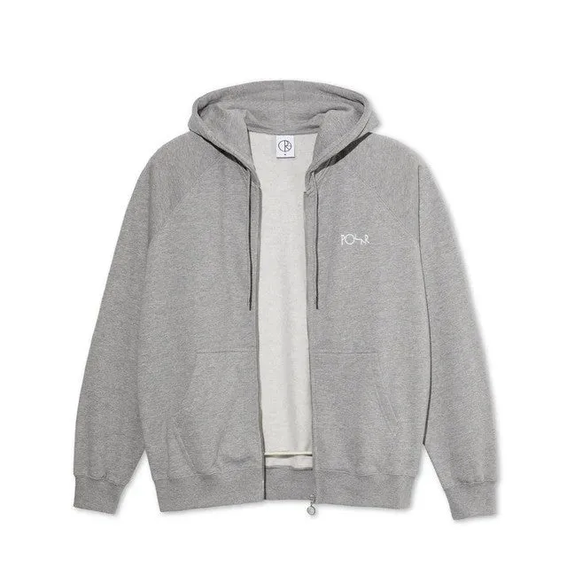 Polar Default Zip Hoodie -Heather Grey