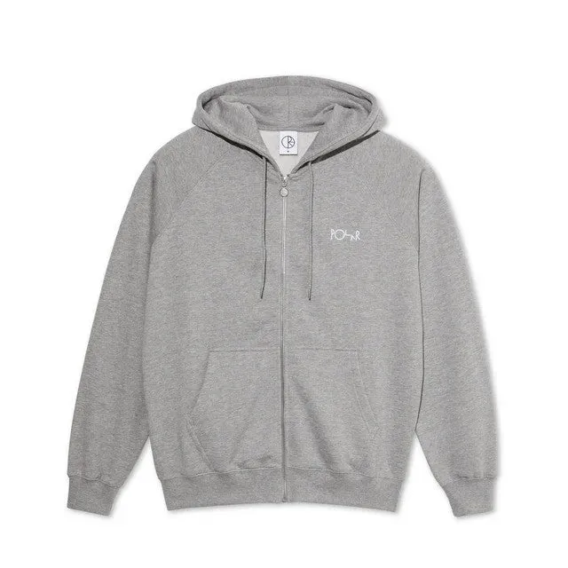 Polar Default Zip Hoodie -Heather Grey