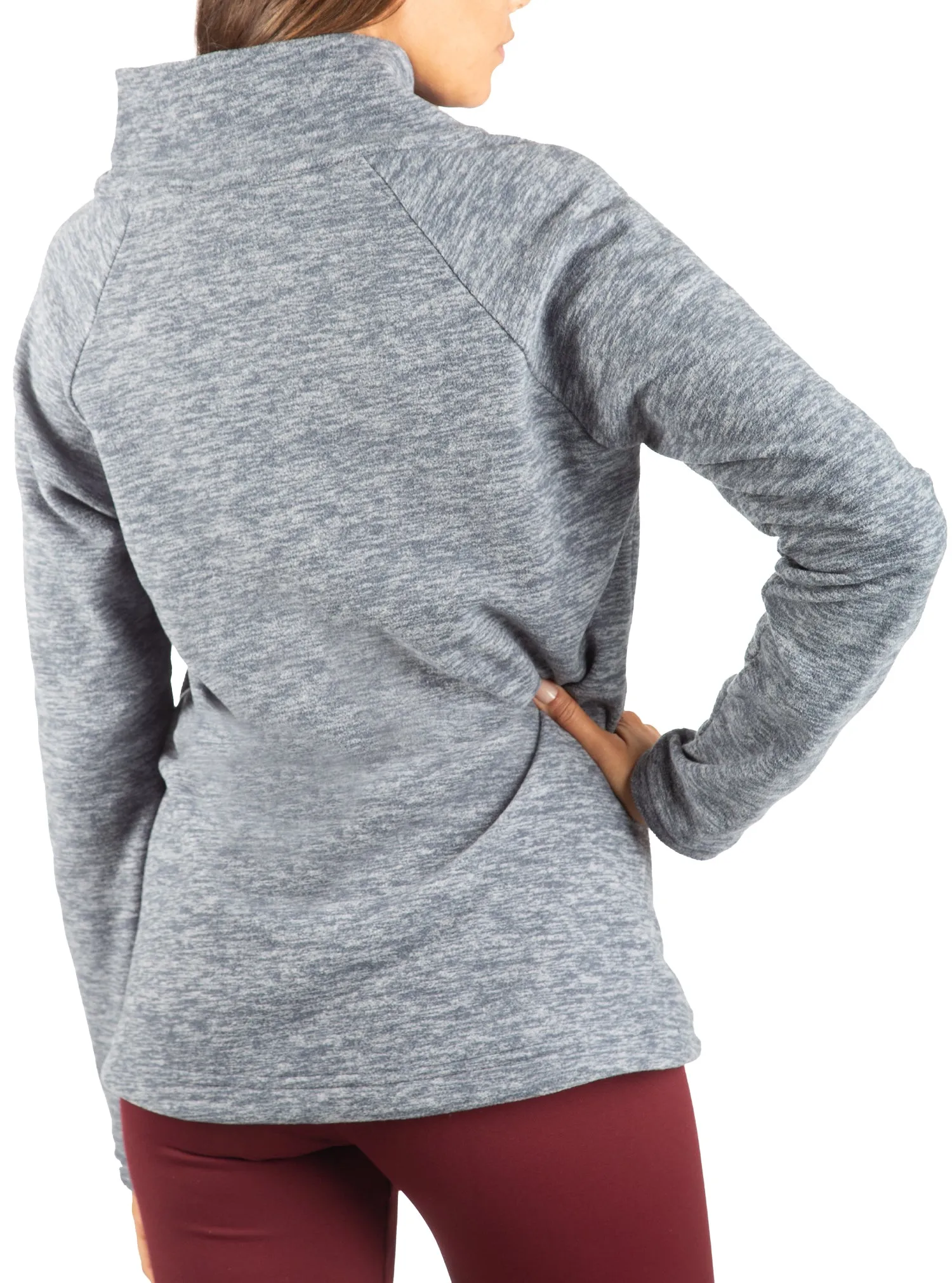 Polar Fleece Asymmetrical Pullover