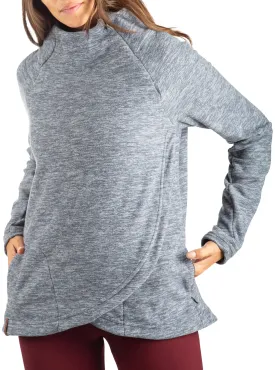 Polar Fleece Asymmetrical Pullover