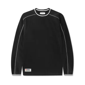 Polar Fleece Crewneck, Black