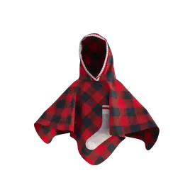 Pookie Poncho - Red Toddler/Youth Polar Fleece