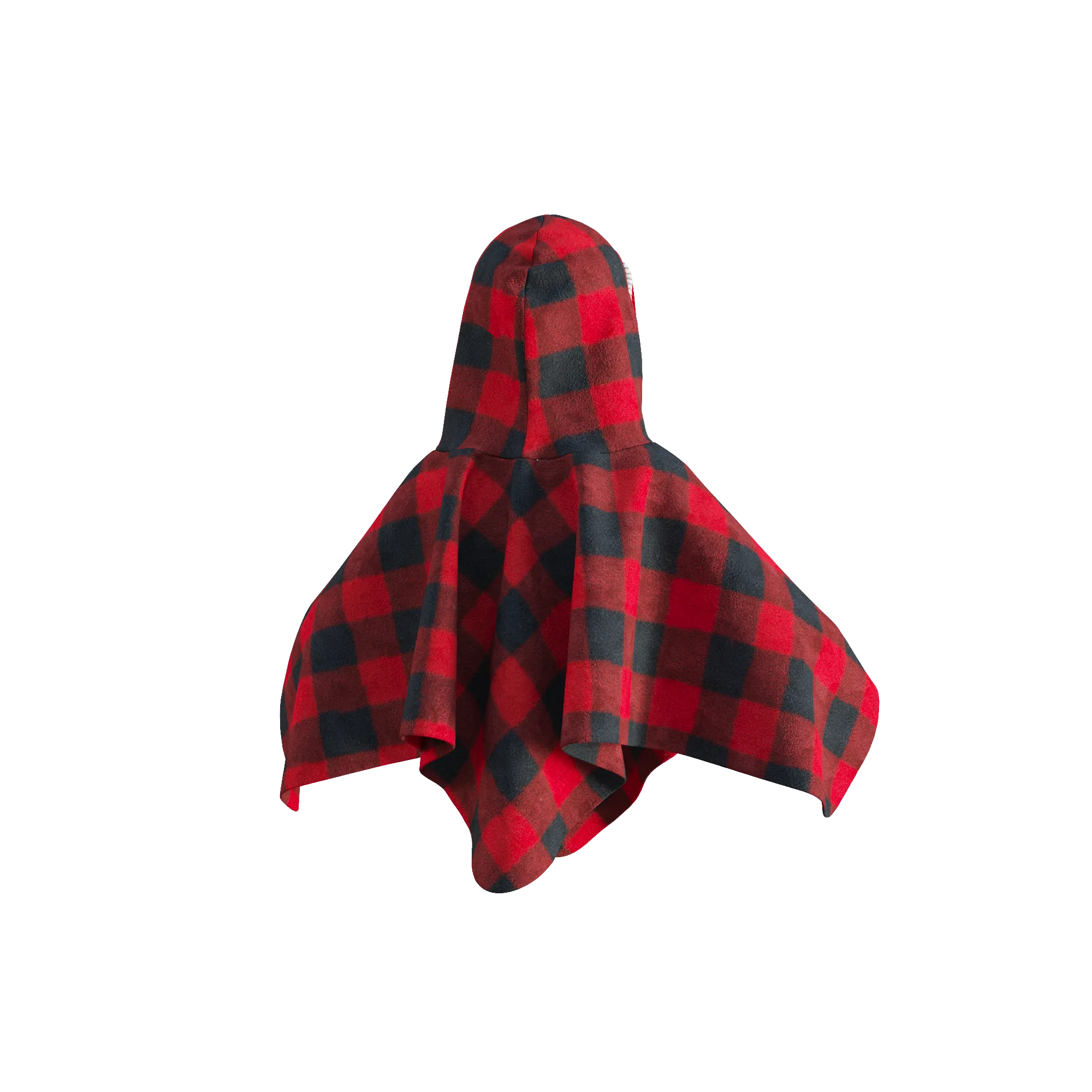 Pookie Poncho - Red Toddler/Youth Polar Fleece